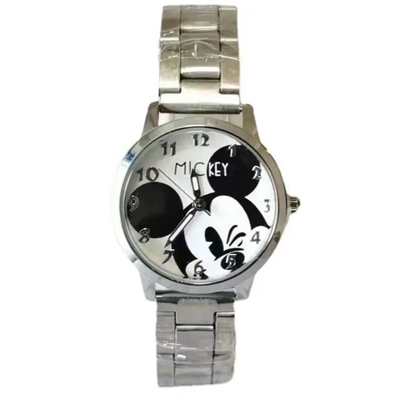 Reloj Mickey & Minnie Dorado/Plateado