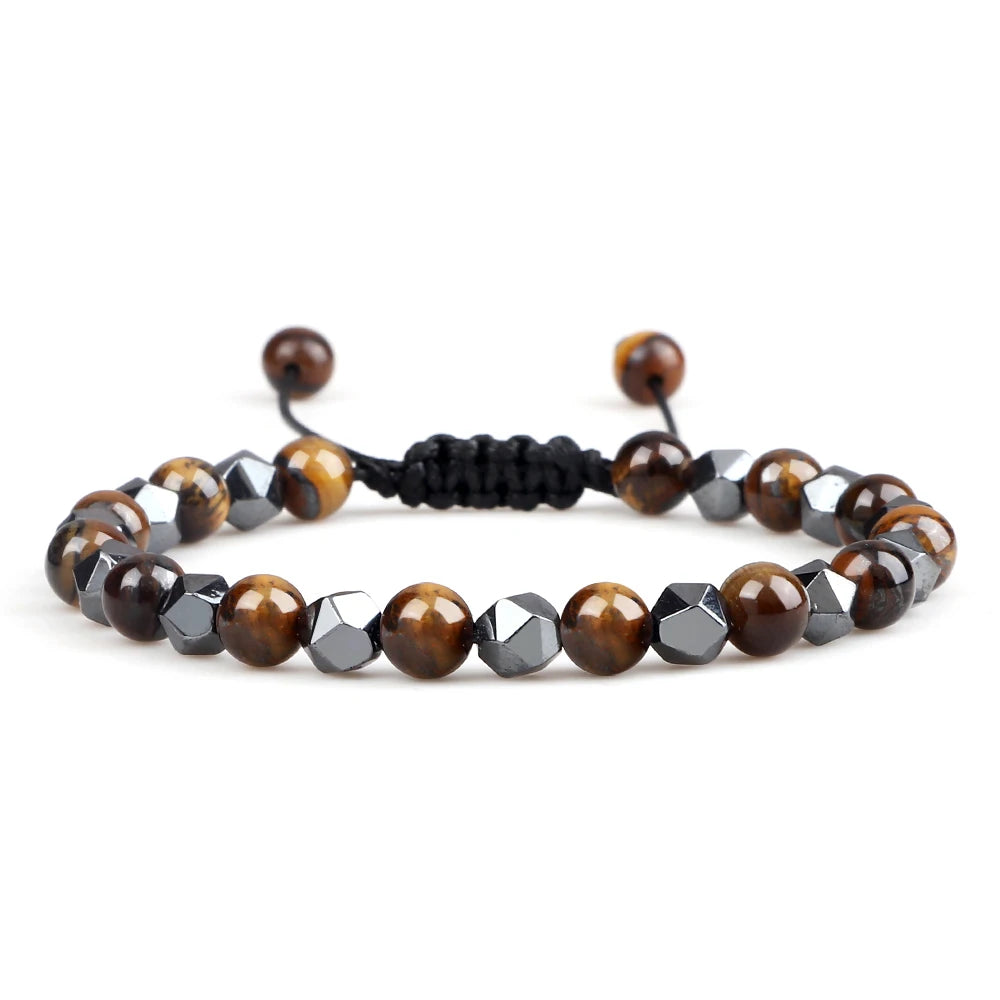 Pulsera de cuentas de hematita