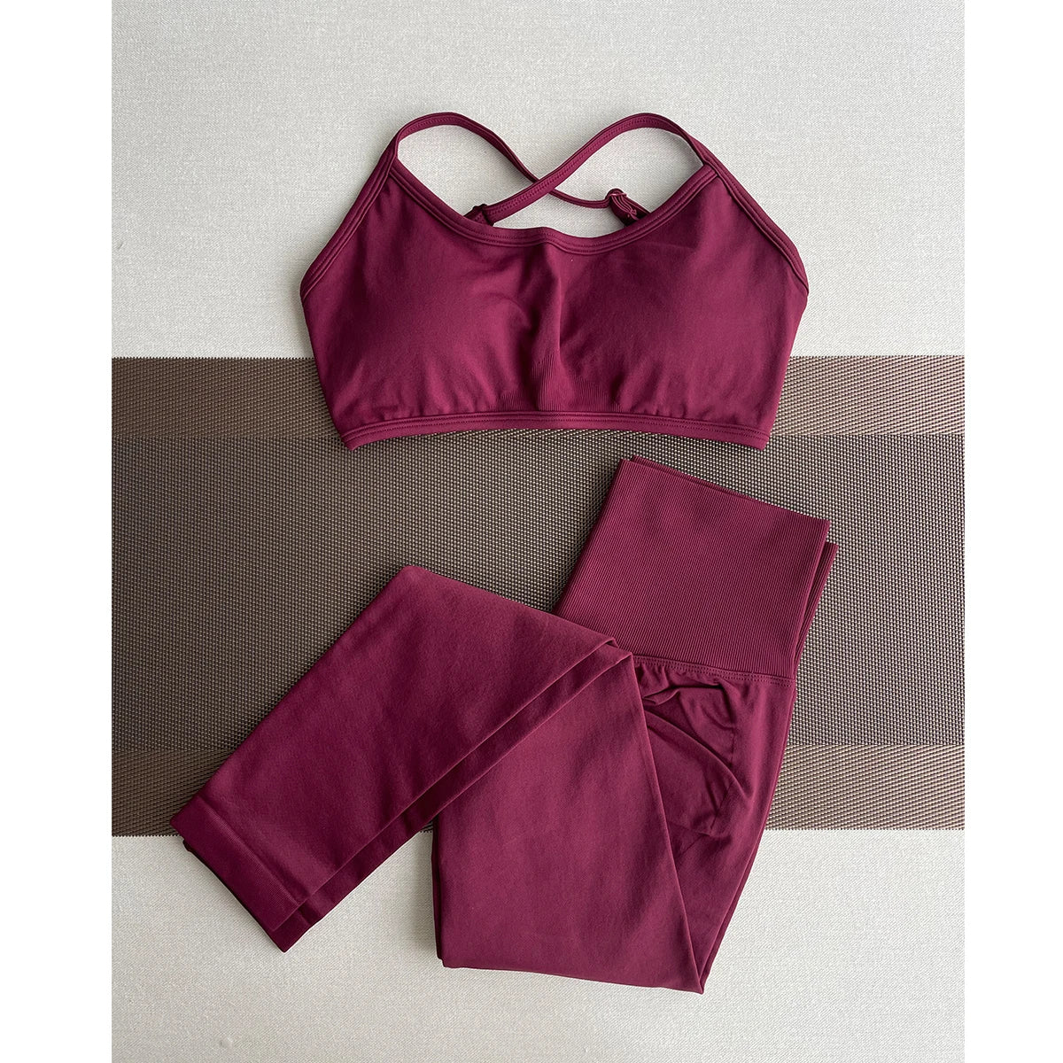 Leggings de yoga de cintura alta.