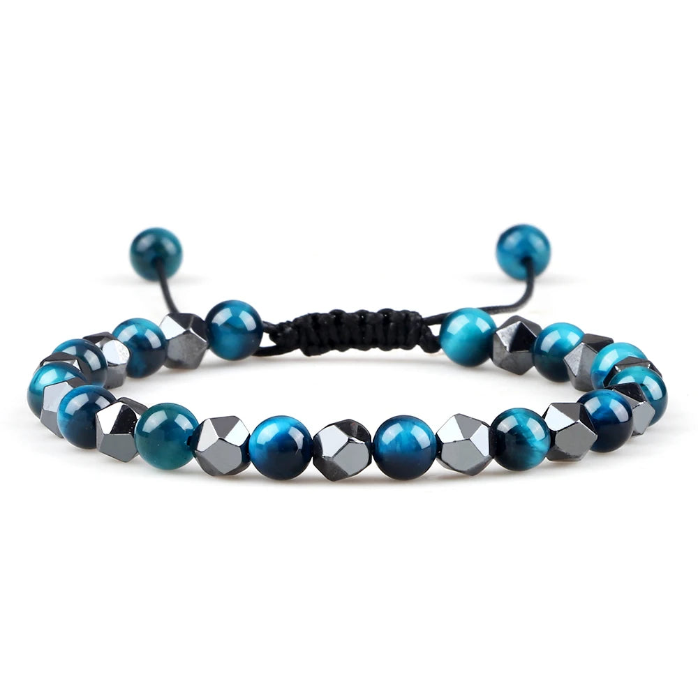 Pulsera de cuentas de hematita