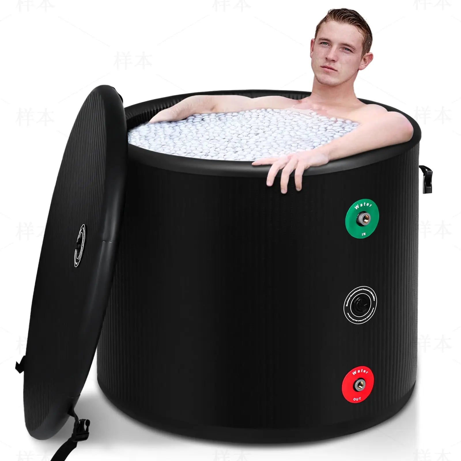 Piscina de spa inflable AirJet, jacuzzi individual con masajes, ja