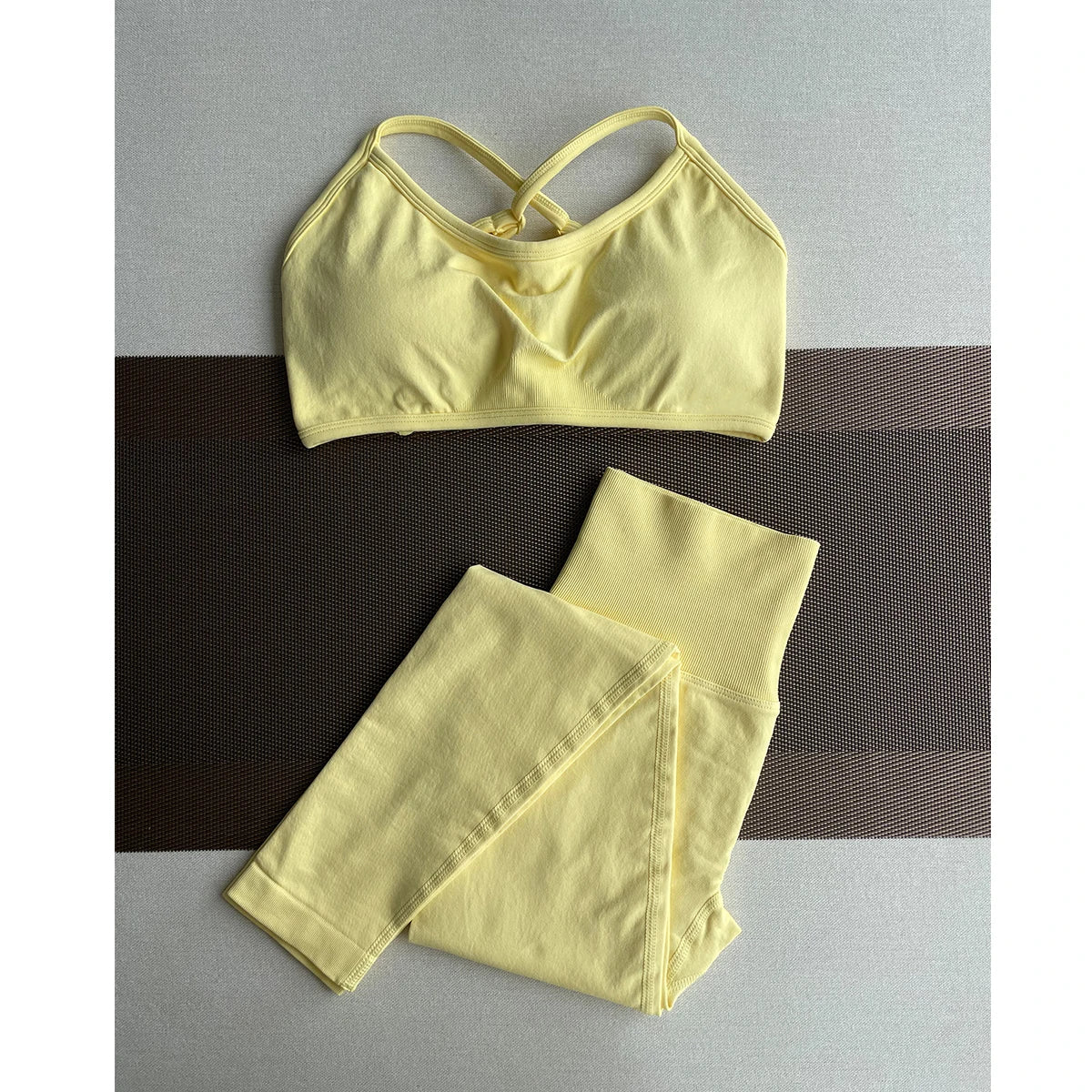 Leggings de yoga de cintura alta.