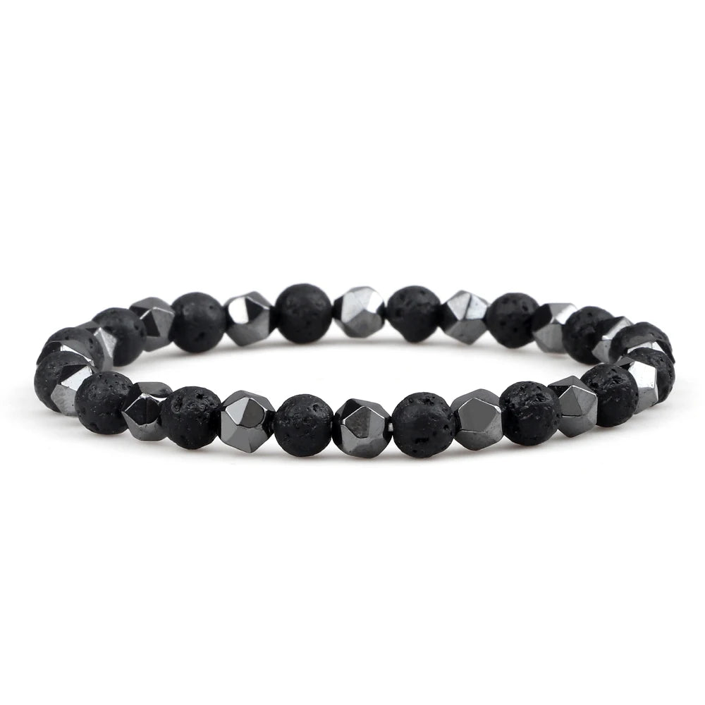 Pulsera de cuentas de hematita