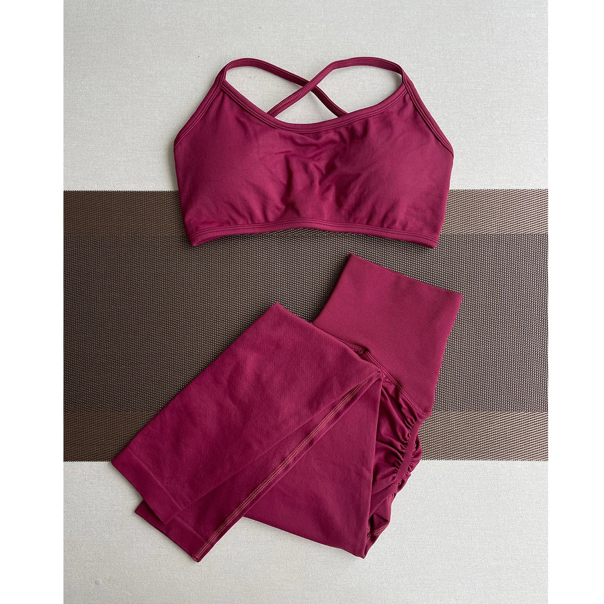 Leggings de yoga de cintura alta.