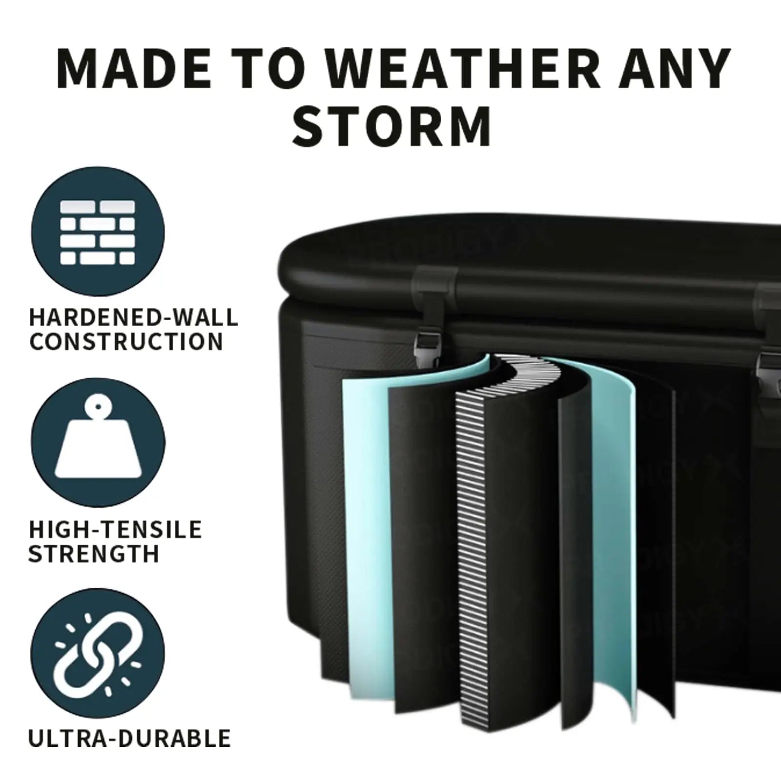 Bañera de inmersión fría de 150 cm/59