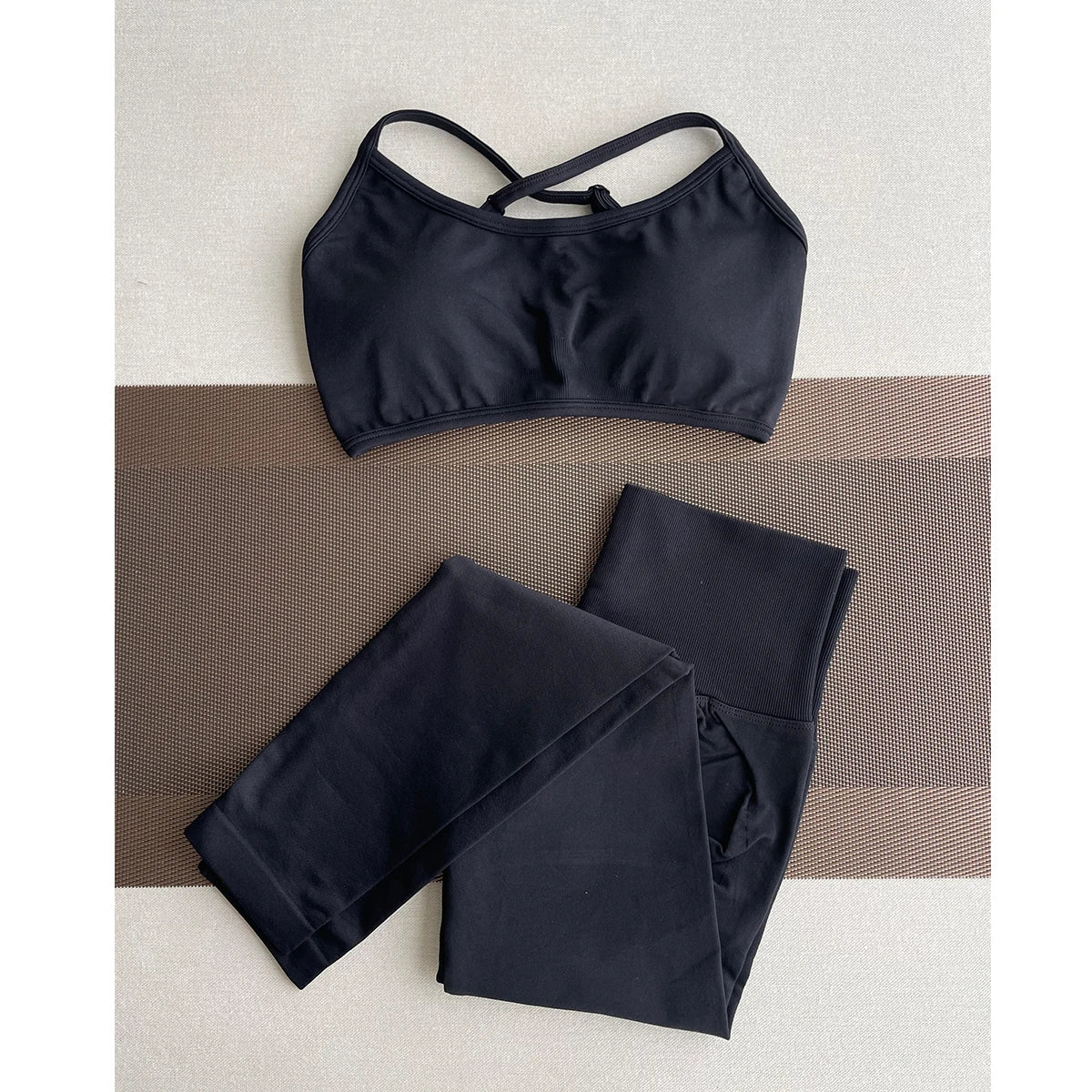 Leggings de yoga de cintura alta.