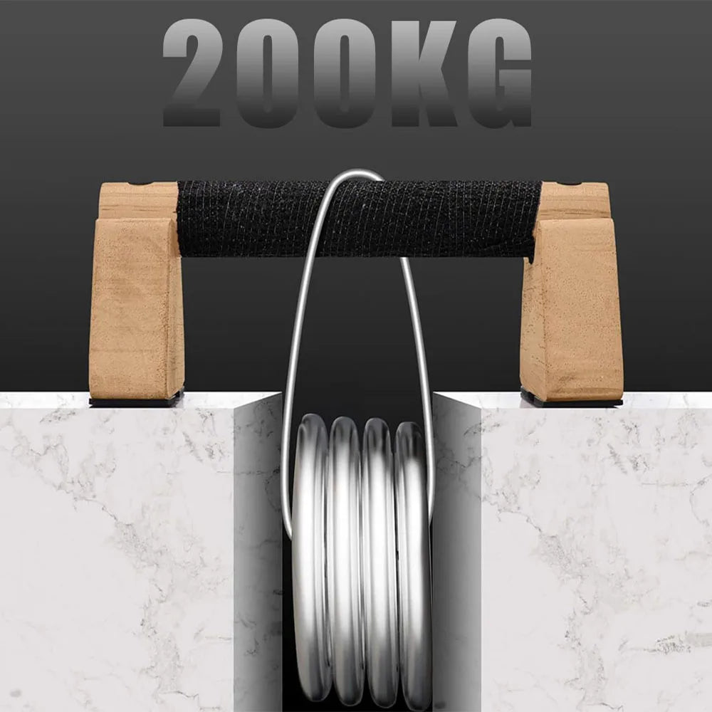 Barras de Flexiones de Madera Antideslizantes – Entrenamiento de Fuerza y Estabilidad