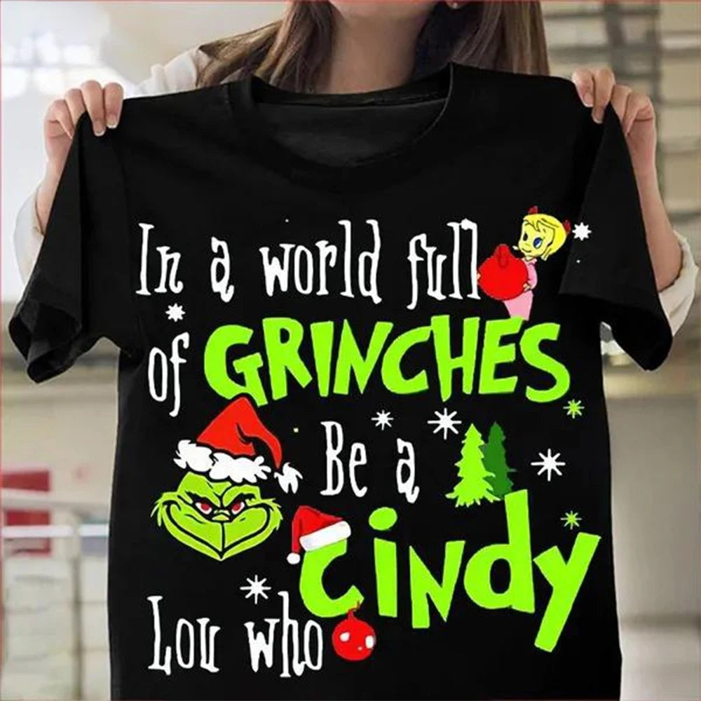 Camiseta Negra 3D de Navidad