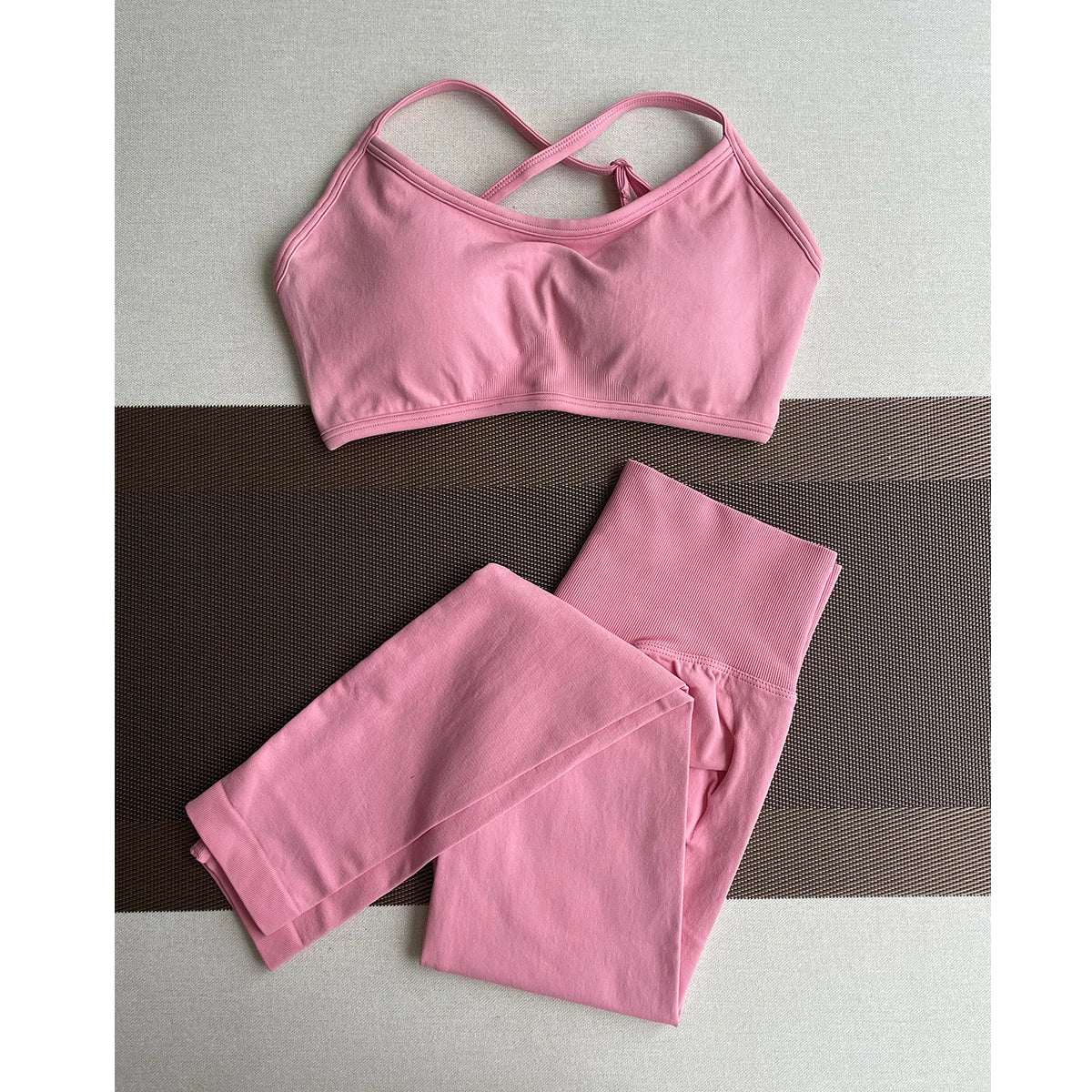 Leggings de yoga de cintura alta.