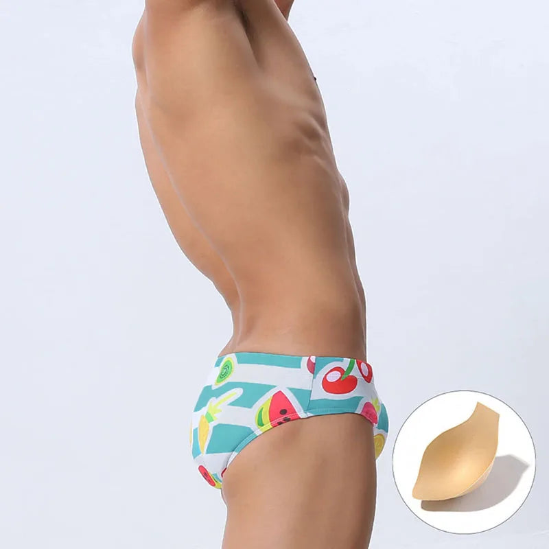 Sunga Lycra Estampado Frutas