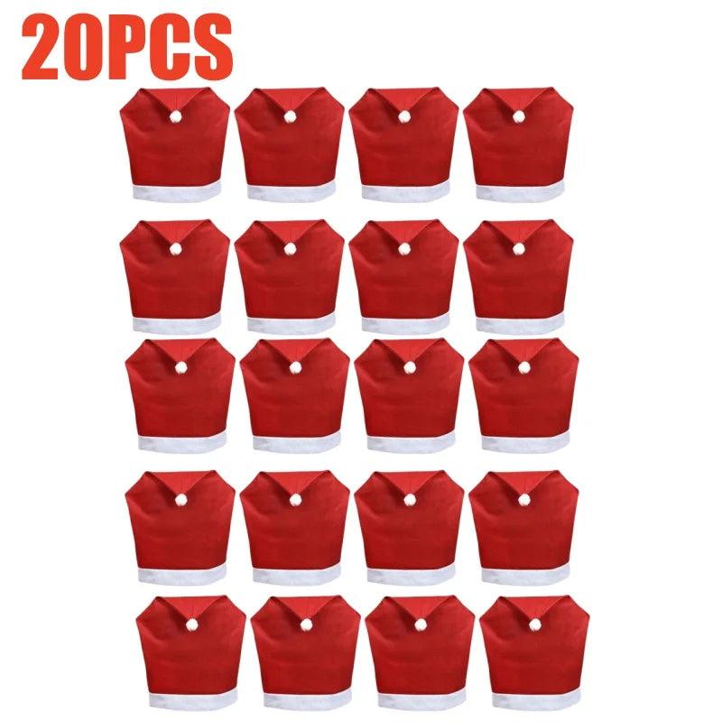 Cubierta de silla con diseño de Sombrero de Papá Noel