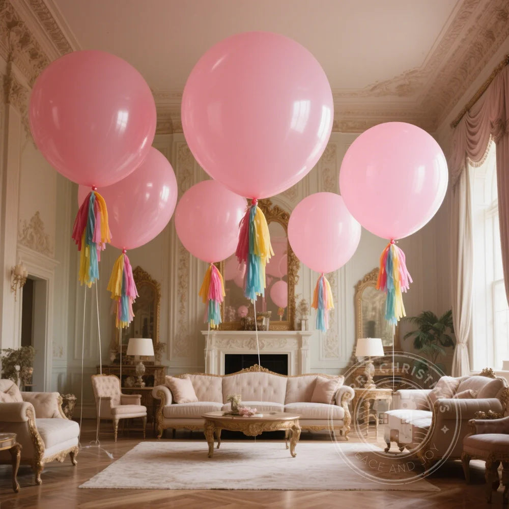 Globos grandes de látex 18” / 36” – Decoración para fiestas y eventos
