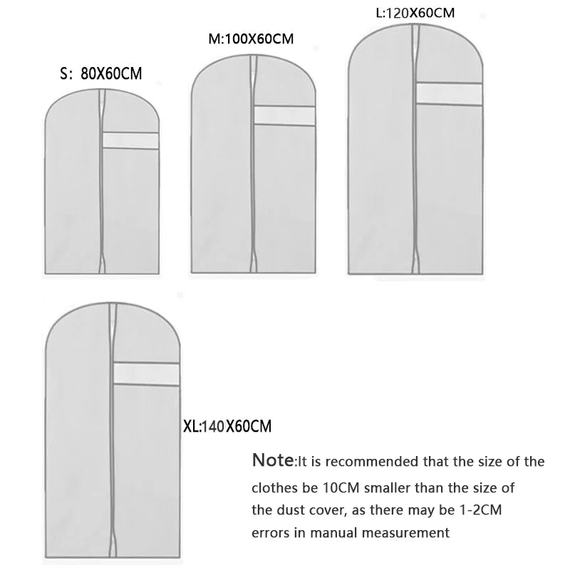 Fundas para ropa a prueba de polvo