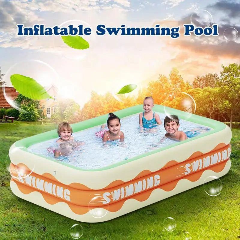 Piscina inflable plegable de tamaño completo