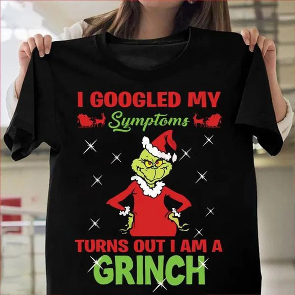 Camiseta Negra 3D de Navidad