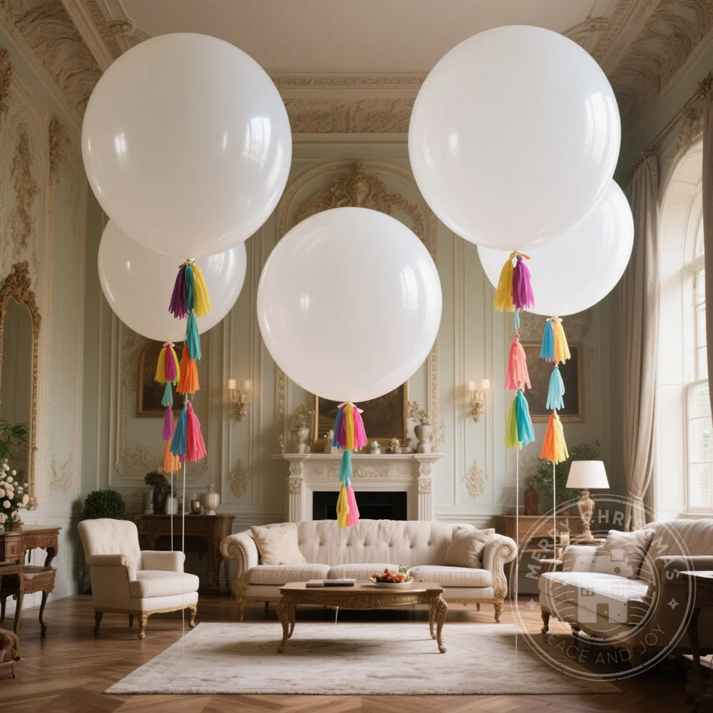 Globos grandes de látex 18” / 36” – Decoración para fiestas y eventos