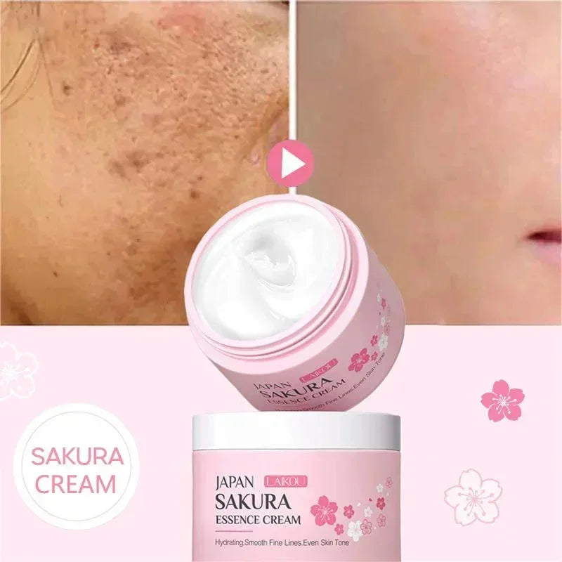 Suero + Crema Facial SAKURA – Hidratación, Firmeza y Luminosidad