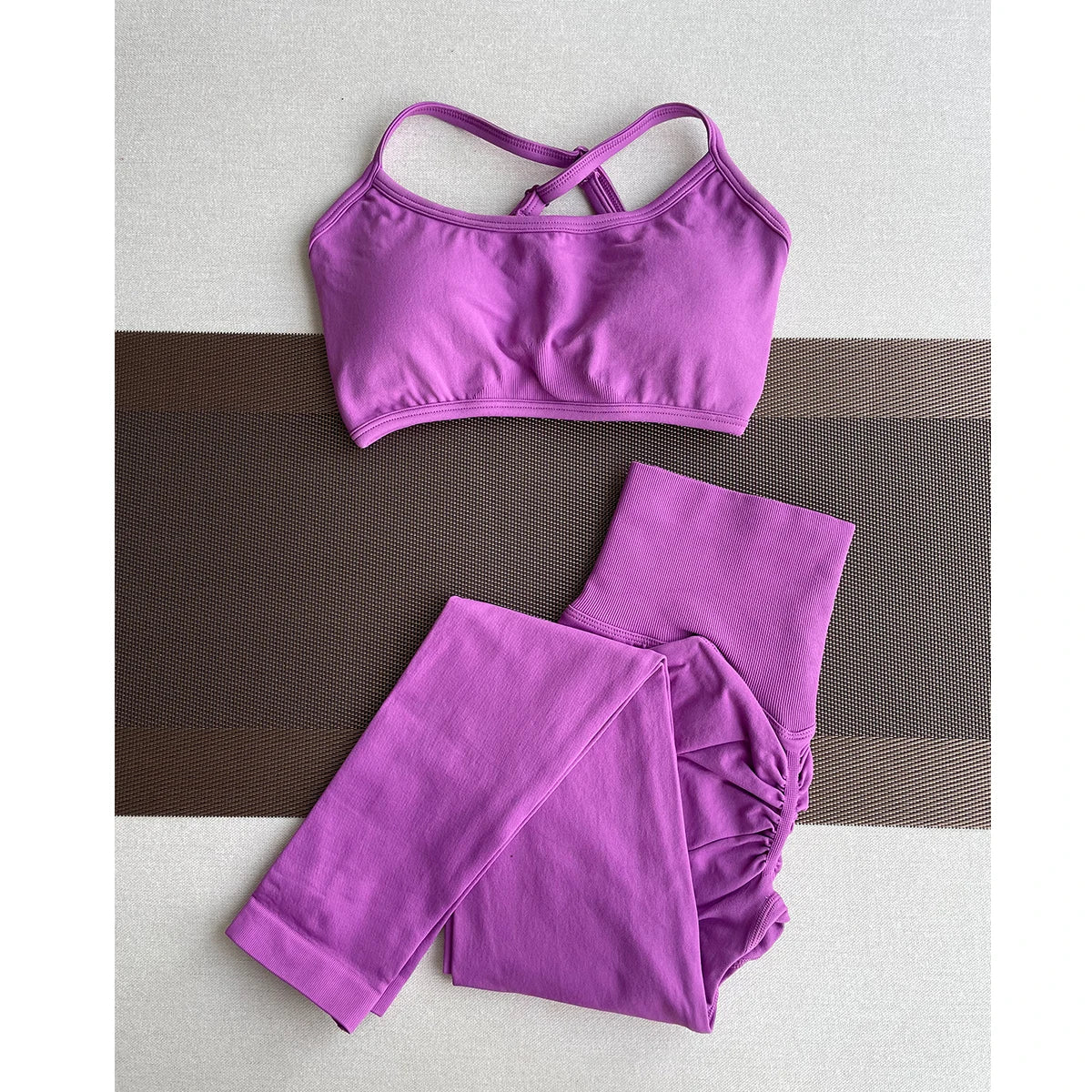 Leggings de yoga de cintura alta.