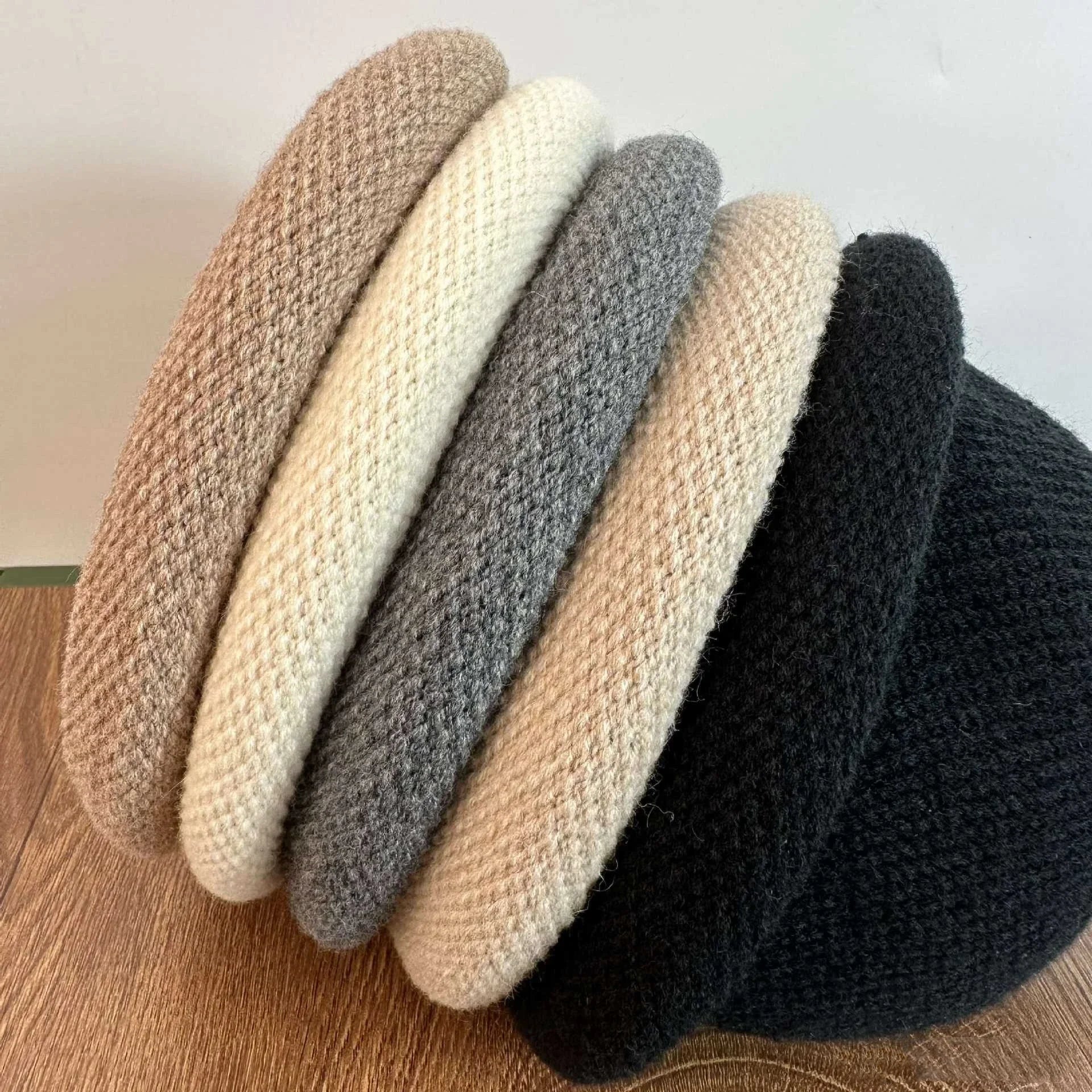 Gorros de piel de melón tejidos a la moda para hombres y mujeres