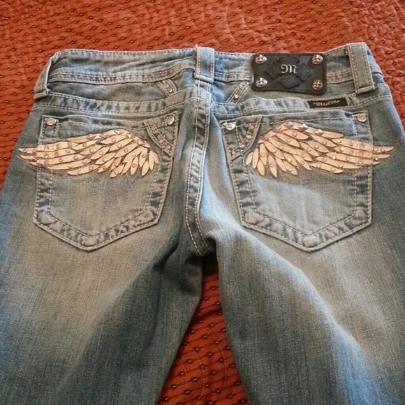 Pantalones vaqueros holgados de tiro medio y pierna ancha con lentejuelas y estrellas de American Streetwear Y2K para hombre y mujer