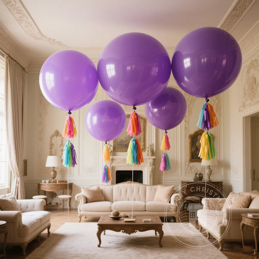 Globos grandes de látex 18” / 36” – Decoración para fiestas y eventos