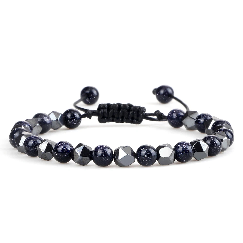 Pulsera de cuentas de hematita