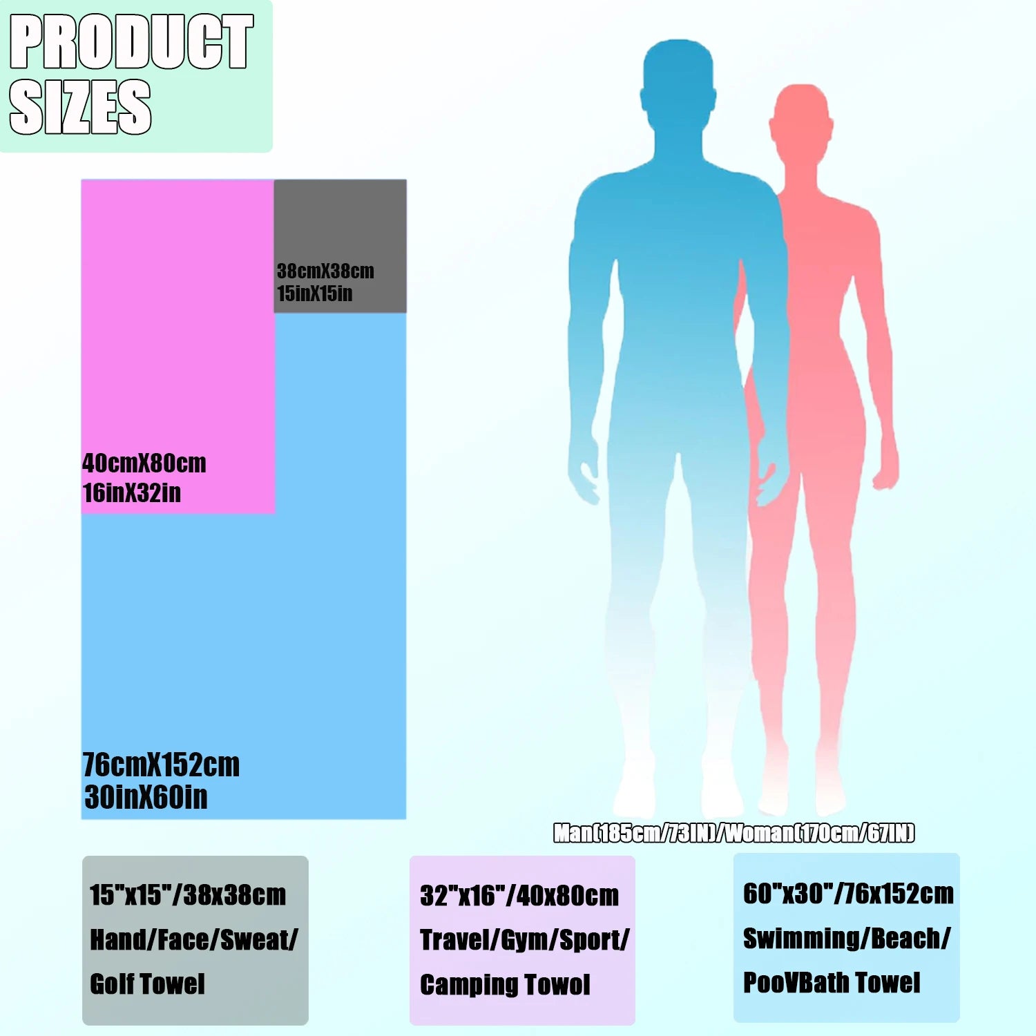 Toalla Deportiva de Bolsillo