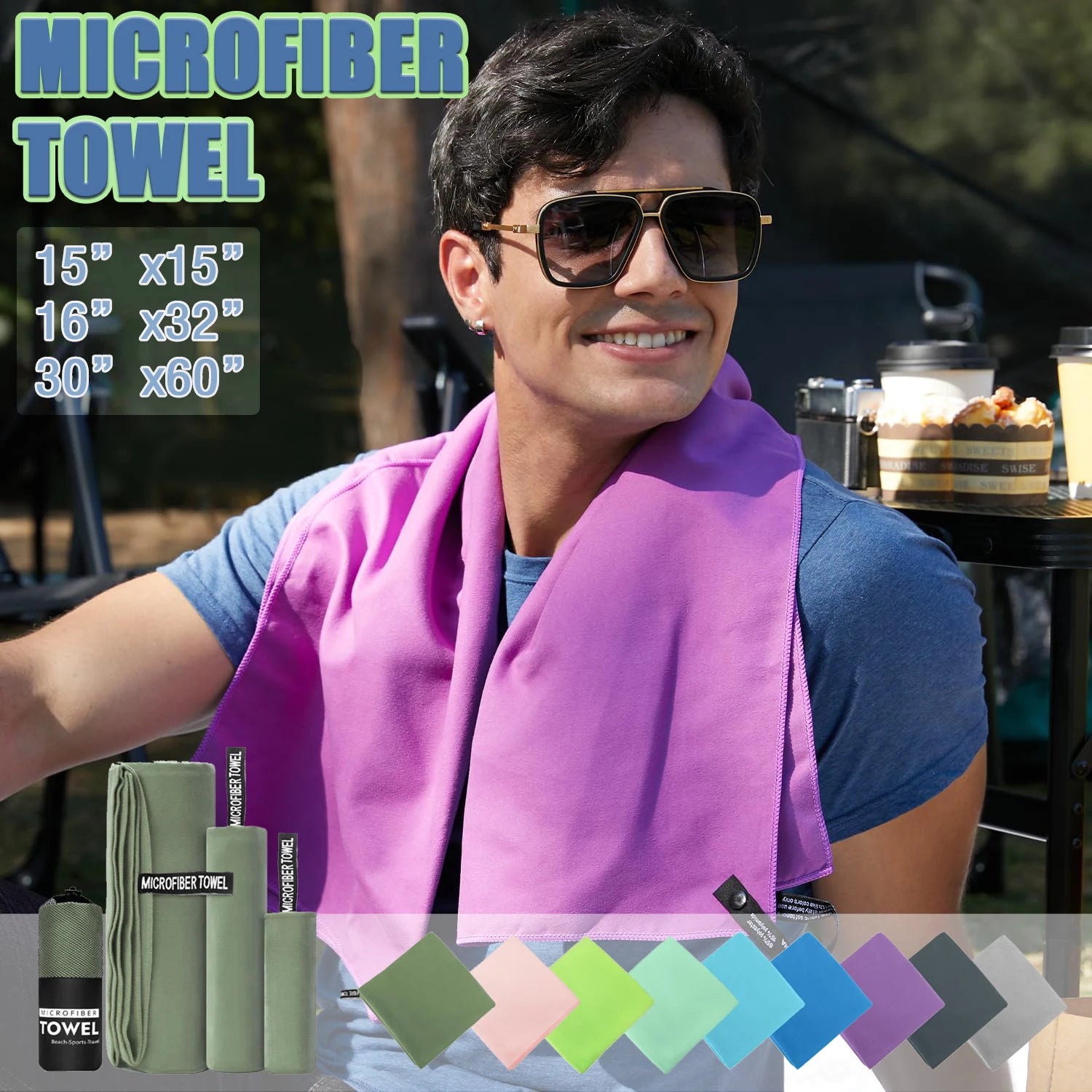 Toalla Deportiva de Bolsillo