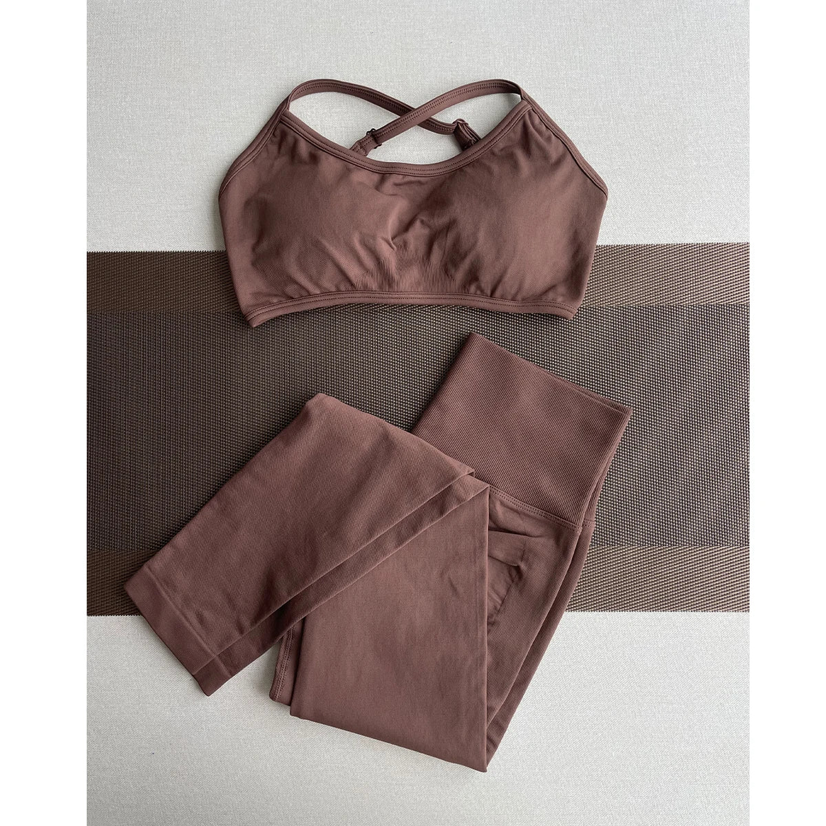 Leggings de yoga de cintura alta.